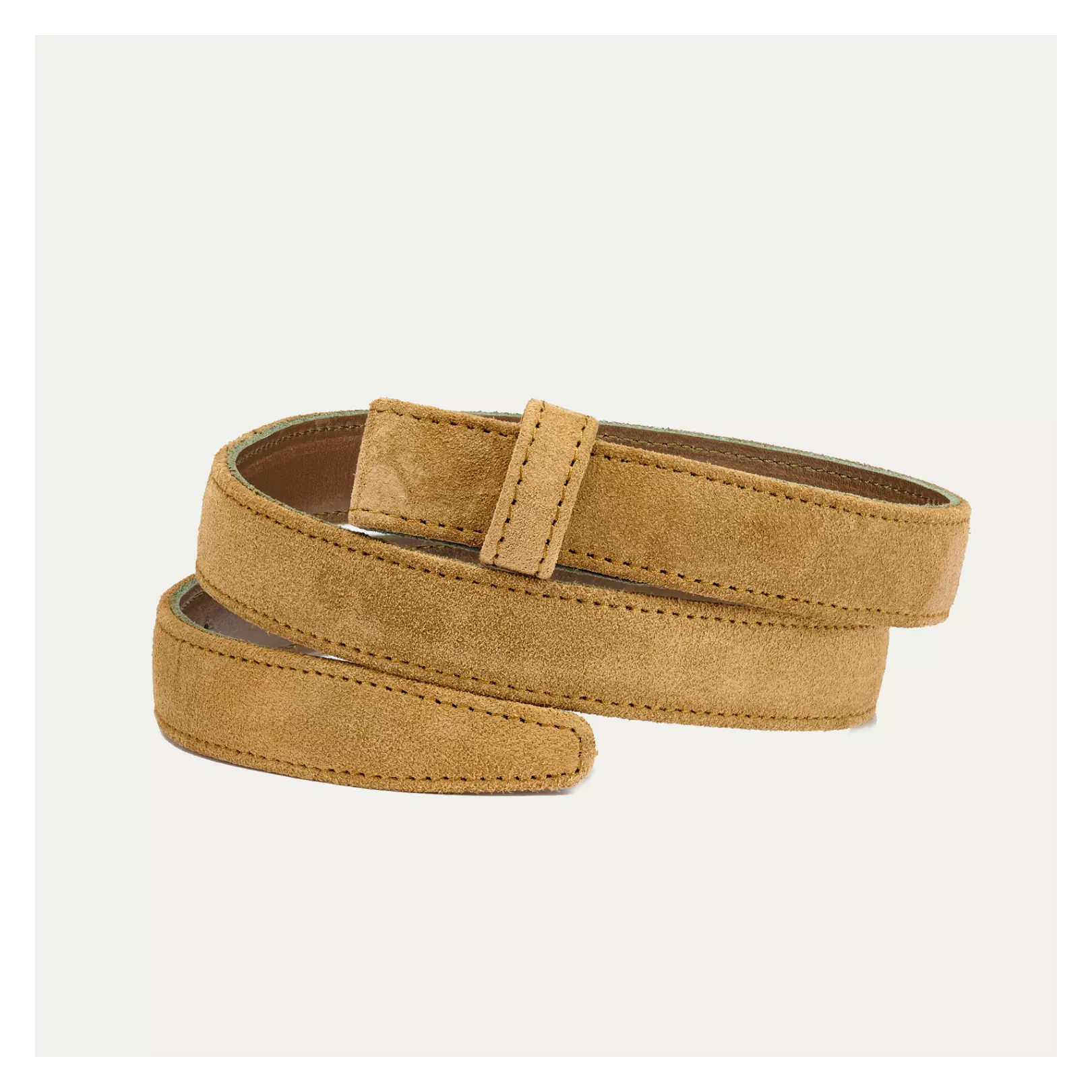 Claris Virot Baby Belt-Baby Belt Olive Leather