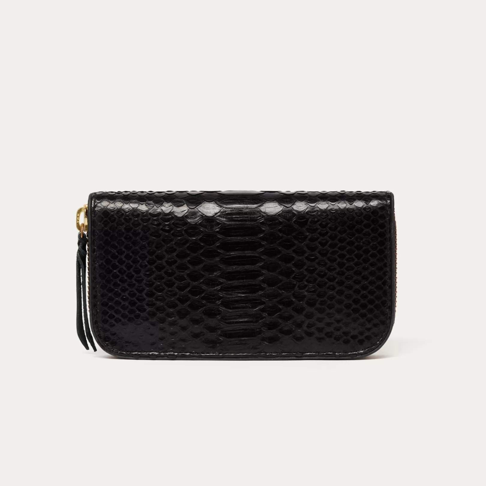 Claris Virot Bags-Bob Wallet Black Python