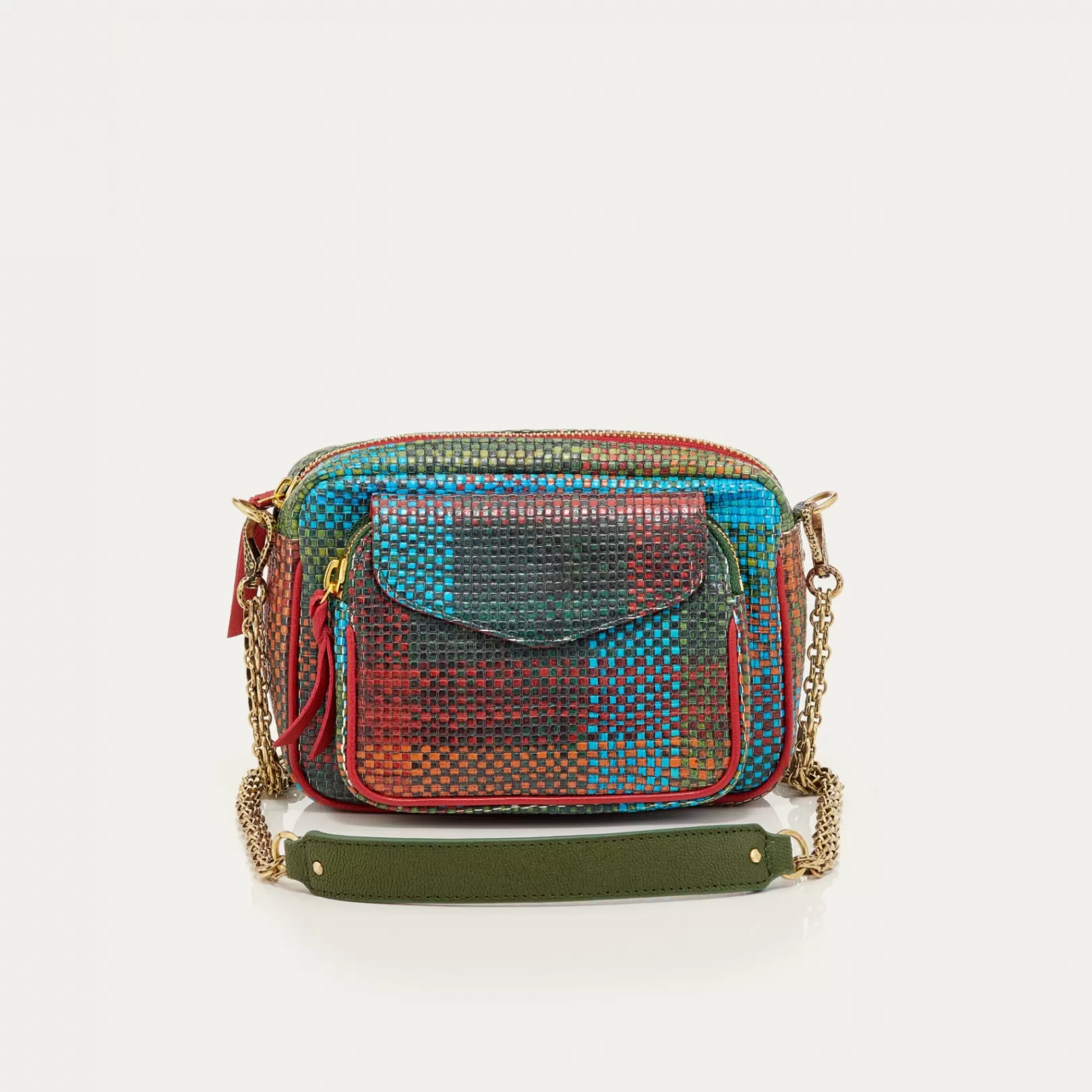 Claris Virot Bags-Charly Bag Harlequin Leather