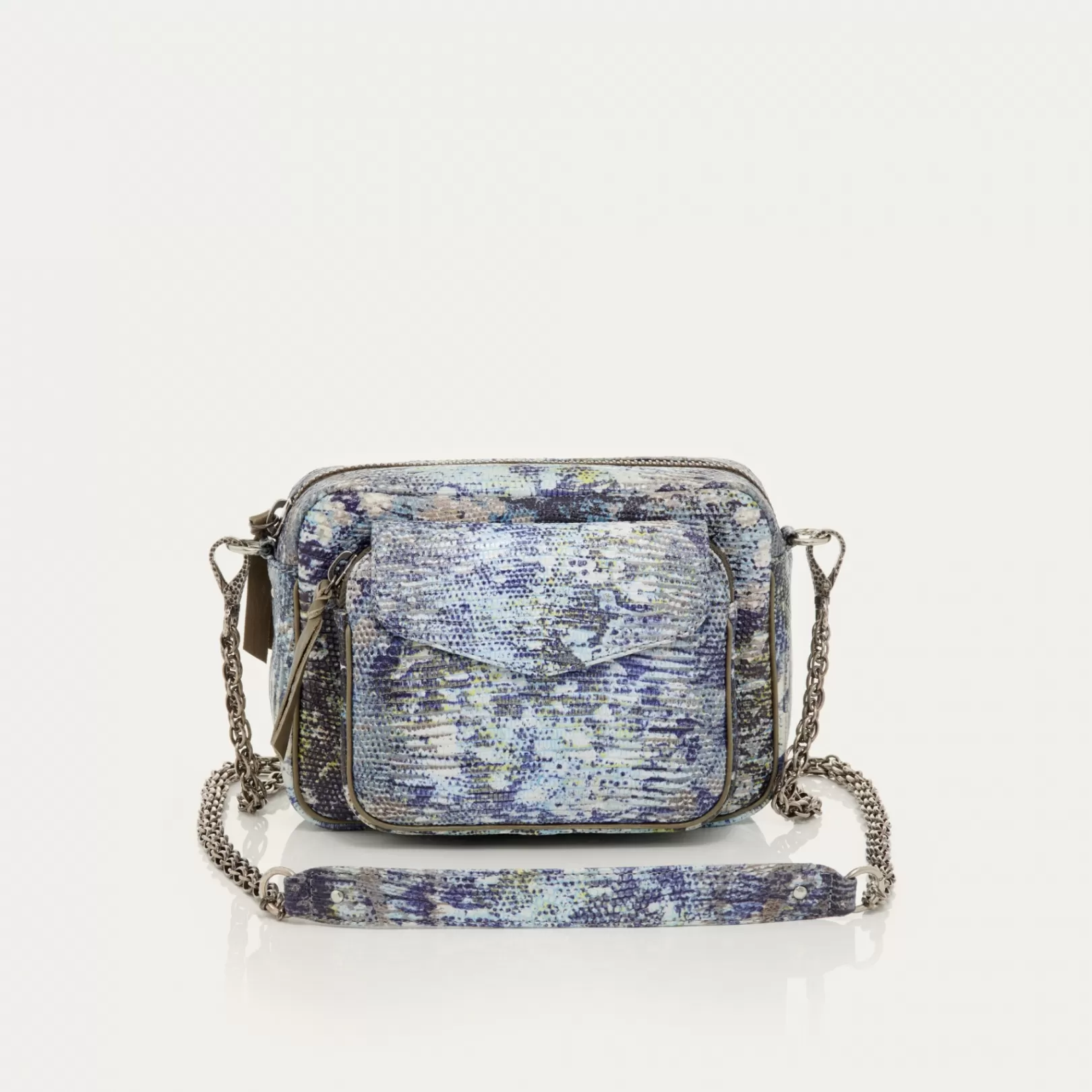 Claris Virot Bags-Charly Bag Camo Renaissance Lizard