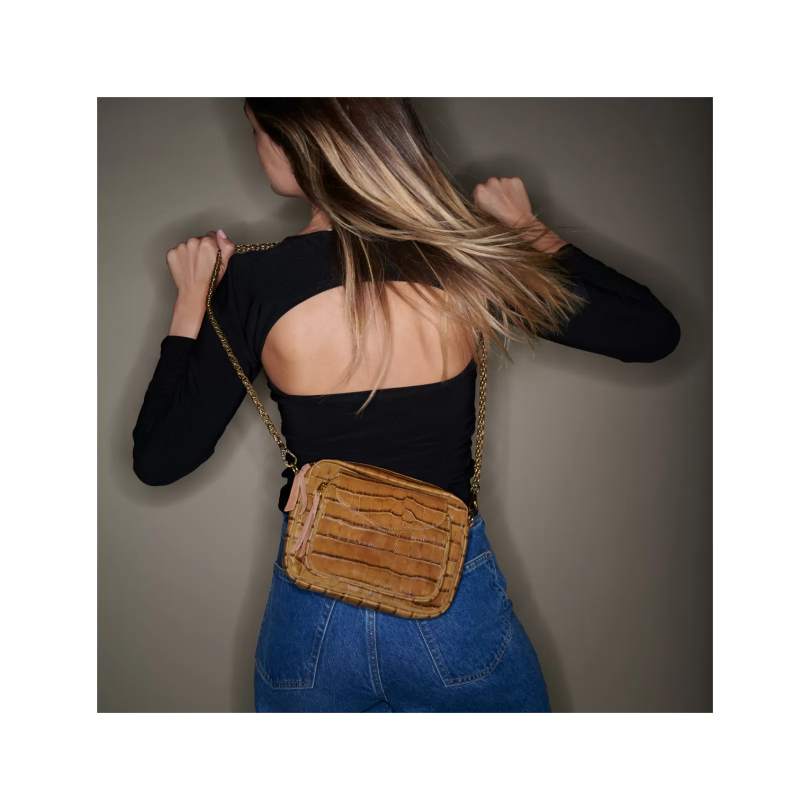 Claris Virot Bags-Charly Bag Tobacco Leather