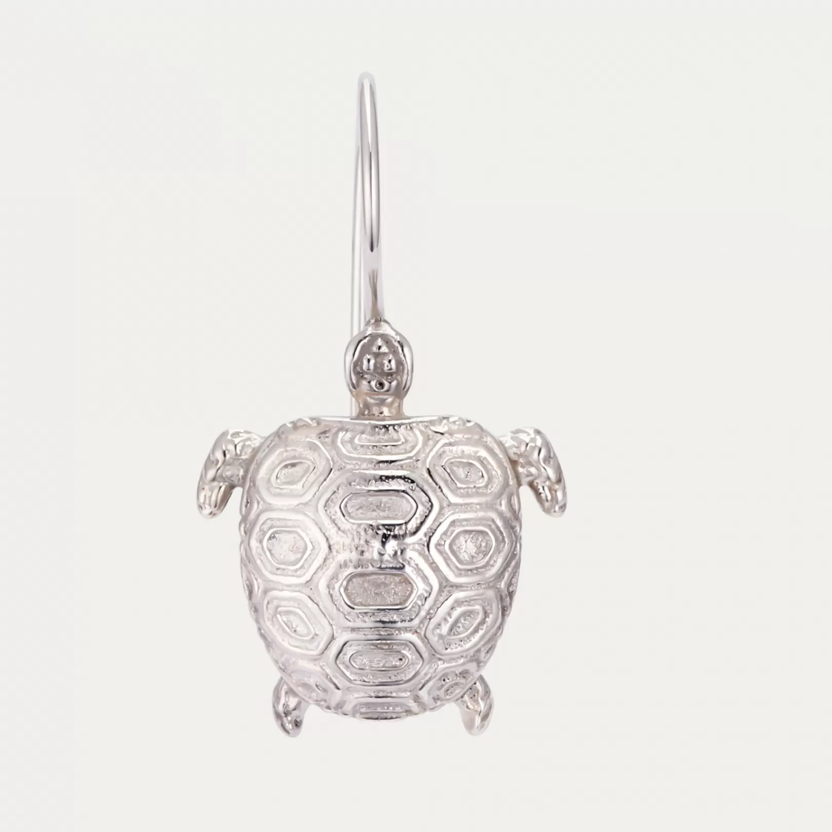 Claris Virot Cleo Earrings-Cleo Earrings Silver Turtle