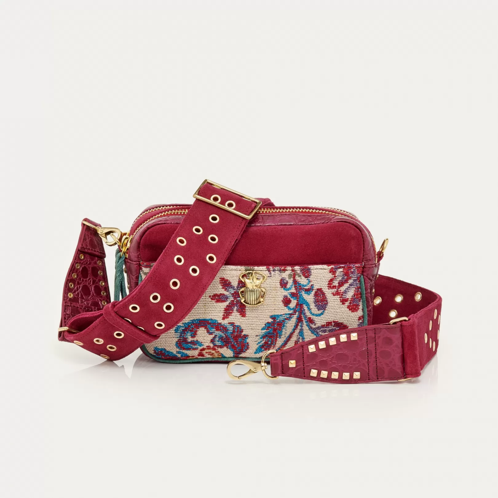 Claris Virot Bags-Lily Bag Rococo Leather