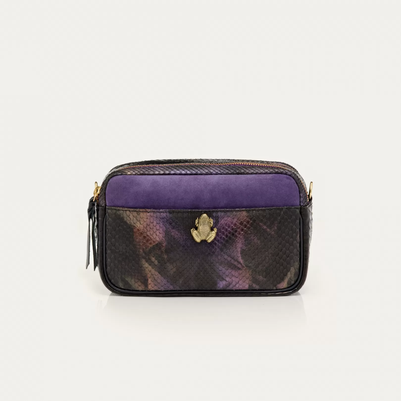 Claris Virot Bags-Lily Bag Carbon Python