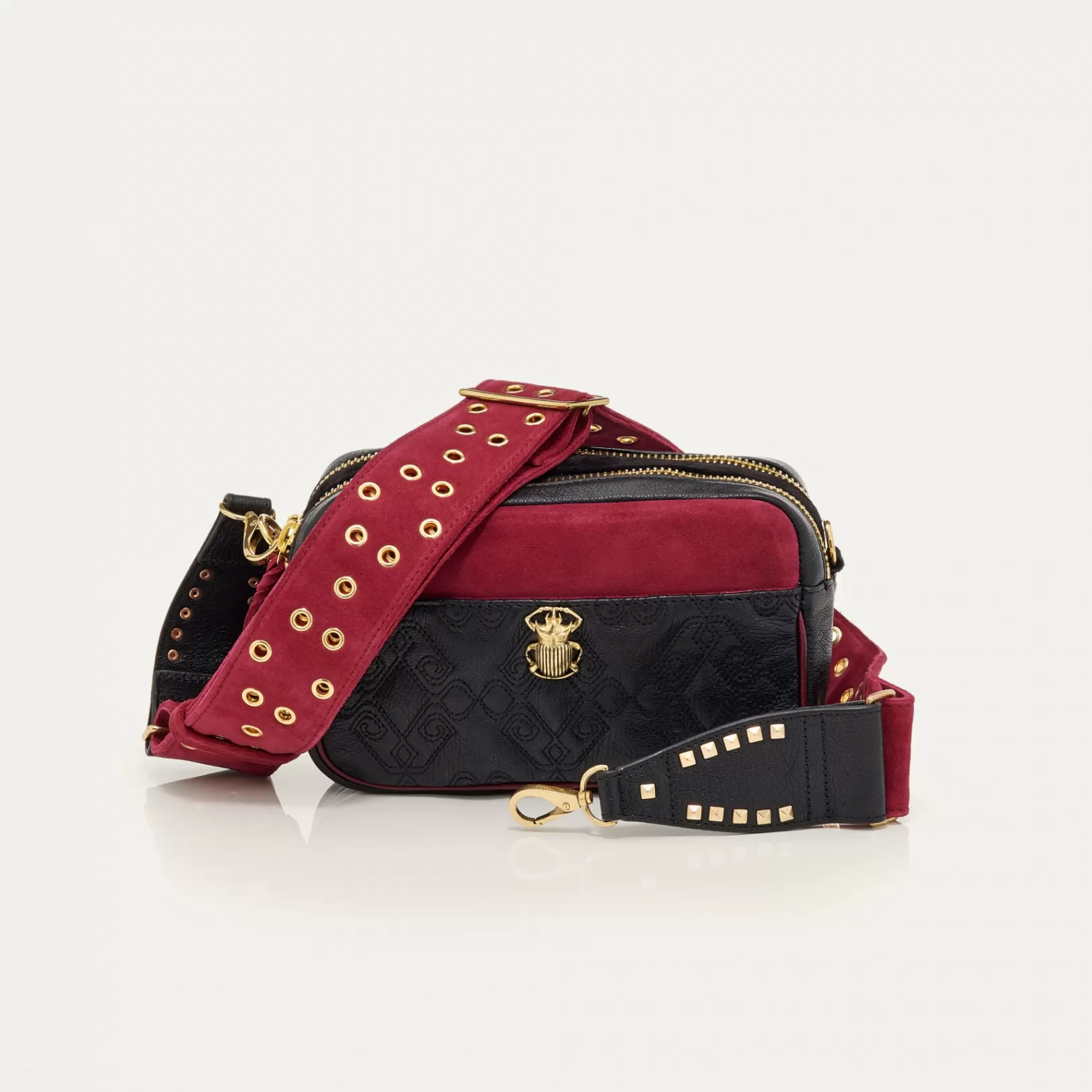 Claris Virot Bags-Lily Bag Licorice Leather