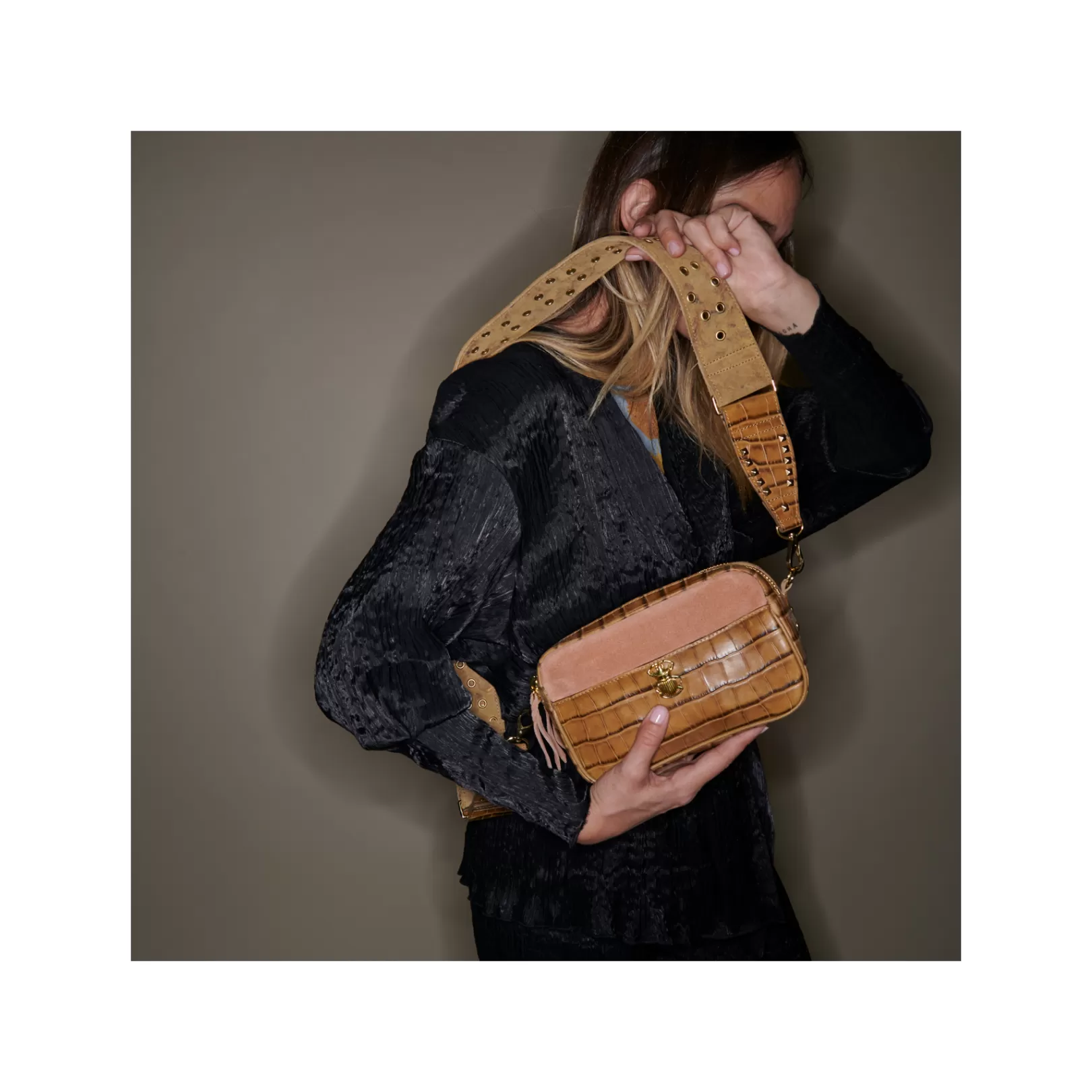 Claris Virot Bags-Lily Bag Tobacco Leather