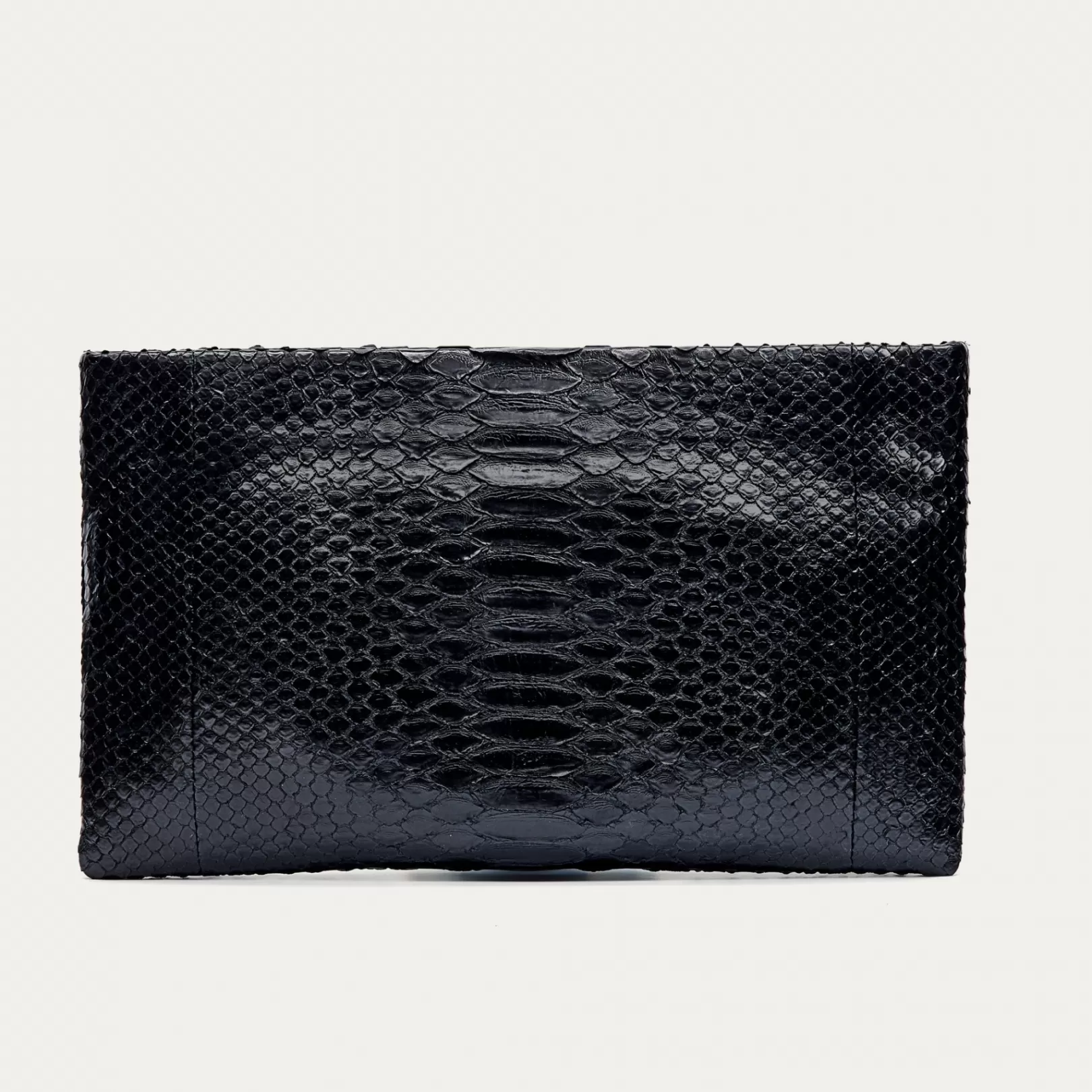 Claris Virot Bags-Lou Clutch Black Python