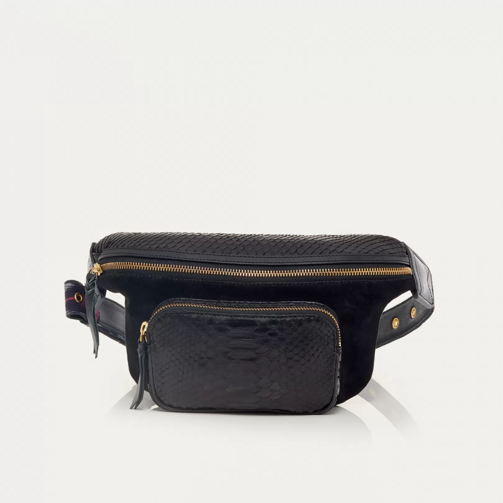 Claris Virot Bags-Romeo Bag Black Python And Leather