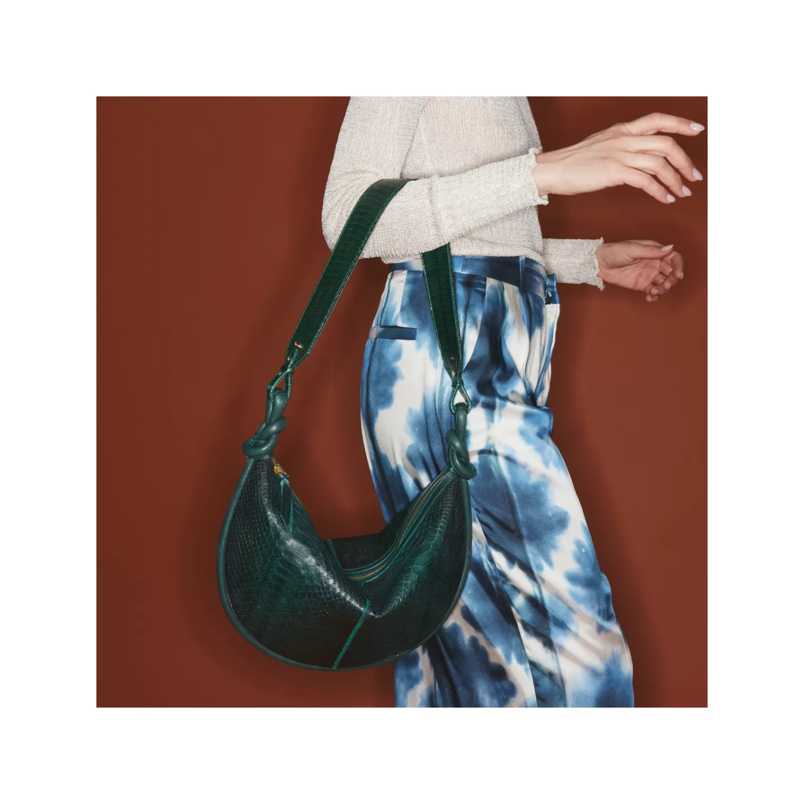 Claris Virot Bags-Sac Chris Green Forest Python